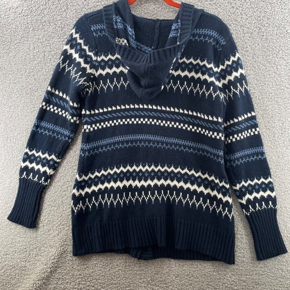 Great Northwest Women's Vintage Cardigan  Blue Knit Sweater Size Large - Picture 2 of 8